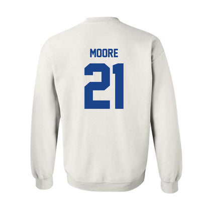 Pittsburgh - NCAA Men's Basketball : Macari Moore - Classic Fashion Shersey Crewneck Sweatshirt-1