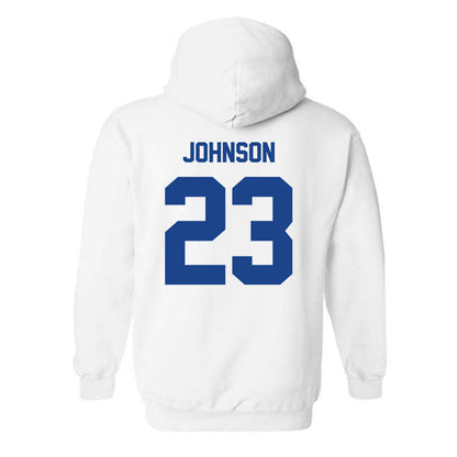 Pittsburgh - NCAA Women's Basketball : Mikayla Johnson - Classic Fashion Shersey Hooded Sweatshirt-1