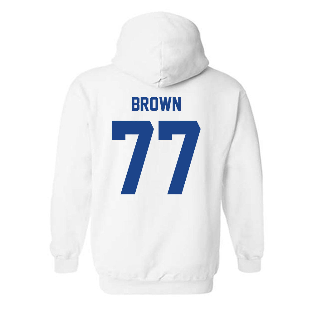 Pittsburgh - NCAA Football : Jackson Brown - Hooded Sweatshirt Classic Fashion Shersey