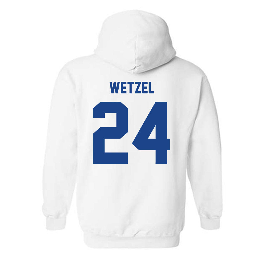 Pittsburgh - NCAA Men's Soccer : Gavin Wetzel - Classic Fashion Shersey Hooded Sweatshirt-1