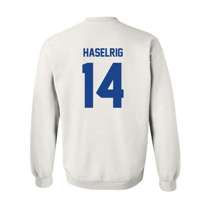 Pittsburgh - NCAA Football : Benny Haselrig - Classic Fashion Shersey Crewneck Sweatshirt-1