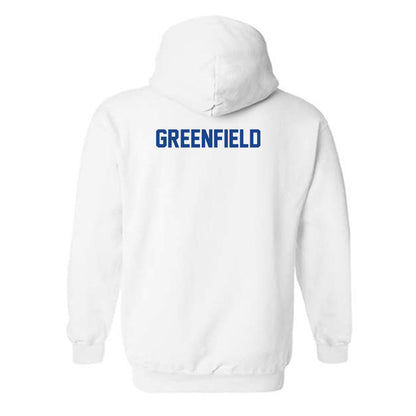 Pittsburgh - NCAA Men's Track & Field : Corey Greenfield - Classic Fashion Shersey Hooded Sweatshirt-1