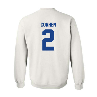 Pittsburgh - NCAA Men's Basketball : Cam Corhen - Classic Fashion Shersey Crewneck Sweatshirt-1