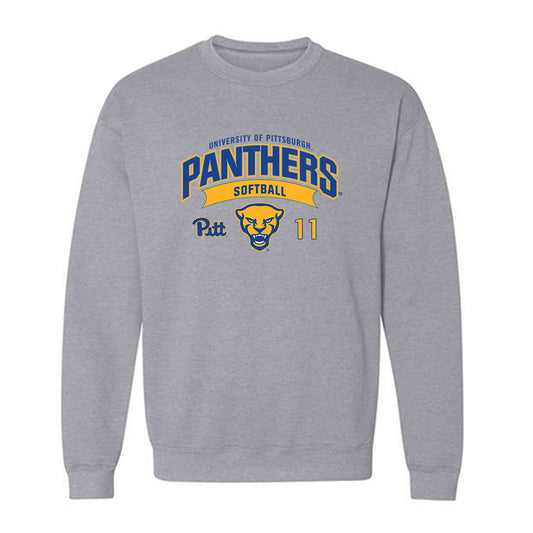 Pittsburgh - NCAA Softball : Amelia Thornton - Classic Fashion Shersey Crewneck Sweatshirt-0