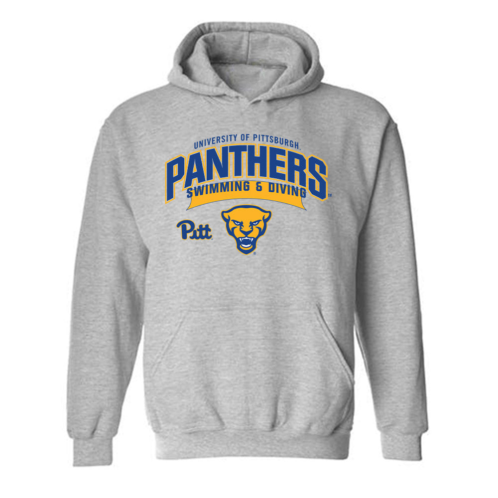 Pittsburgh - NCAA Men's Swimming & Diving : Jacopo Nuca - Classic Fashion Shersey Hooded Sweatshirt-0