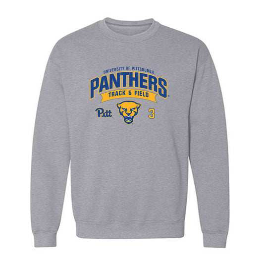 Pittsburgh - NCAA Women's Track & Field : Maliah Edwards - Classic Fashion Shersey Crewneck Sweatshirt-0