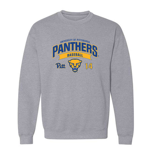 Pittsburgh - NCAA Baseball : Ryan Zuckerman - Classic Fashion Shersey Crewneck Sweatshirt-0