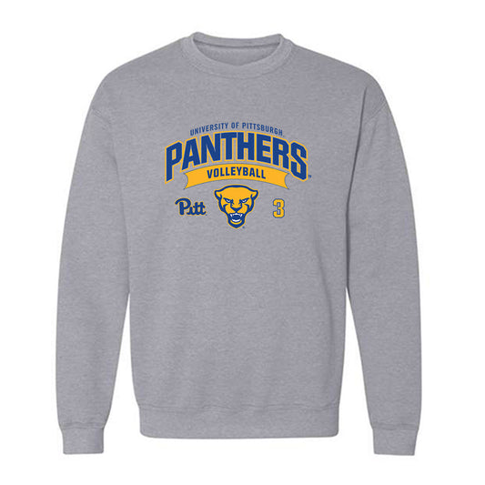 Pittsburgh - NCAA Women's Volleyball : Emery Dupes - Classic Fashion Shersey Crewneck Sweatshirt-0
