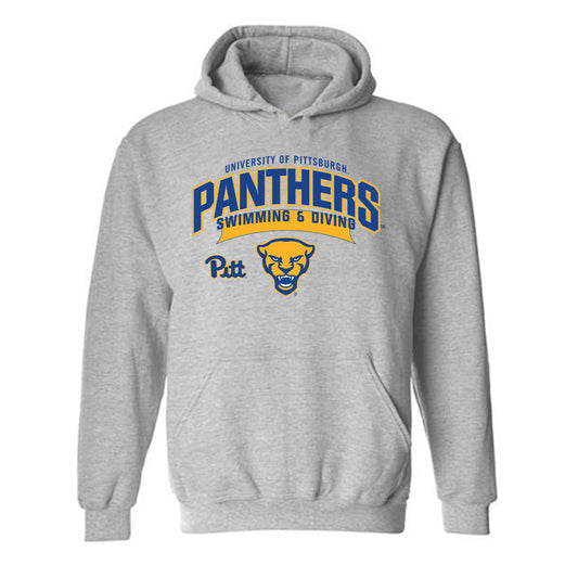 Pittsburgh - NCAA Men's Swimming & Diving : Georg Filippov - Classic Fashion Shersey Hooded Sweatshirt-0