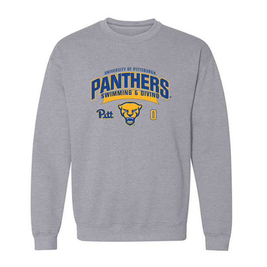 Pittsburgh - NCAA Women's Swimming & Diving : Cecilia Viberg - Classic Fashion Shersey Crewneck Sweatshirt-0