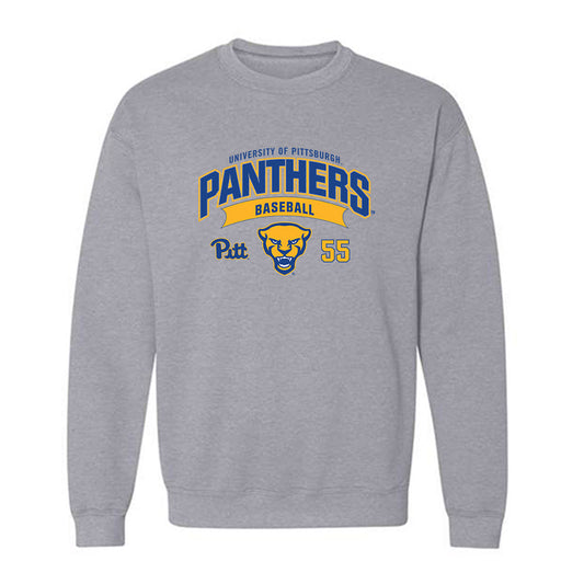 Pittsburgh - NCAA Baseball : Jackson Cooke - Classic Fashion Shersey Crewneck Sweatshirt