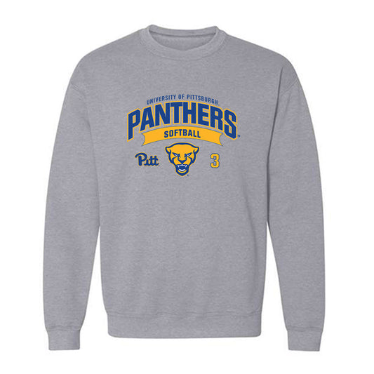 Pittsburgh - NCAA Softball : Shelby Frazier - Classic Fashion Shersey Crewneck Sweatshirt-0