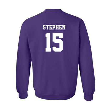 JMU - NCAA Men's Basketball : Joshua Stephen - Classic Shersey Crewneck Sweatshirt-1