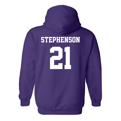 JMU - NCAA Women's Basketball : Zakiya Stephenson - Classic Shersey Hooded Sweatshirt-1