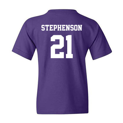 JMU - NCAA Women's Basketball : Zakiya Stephenson - Classic Shersey Youth T-Shirt-1