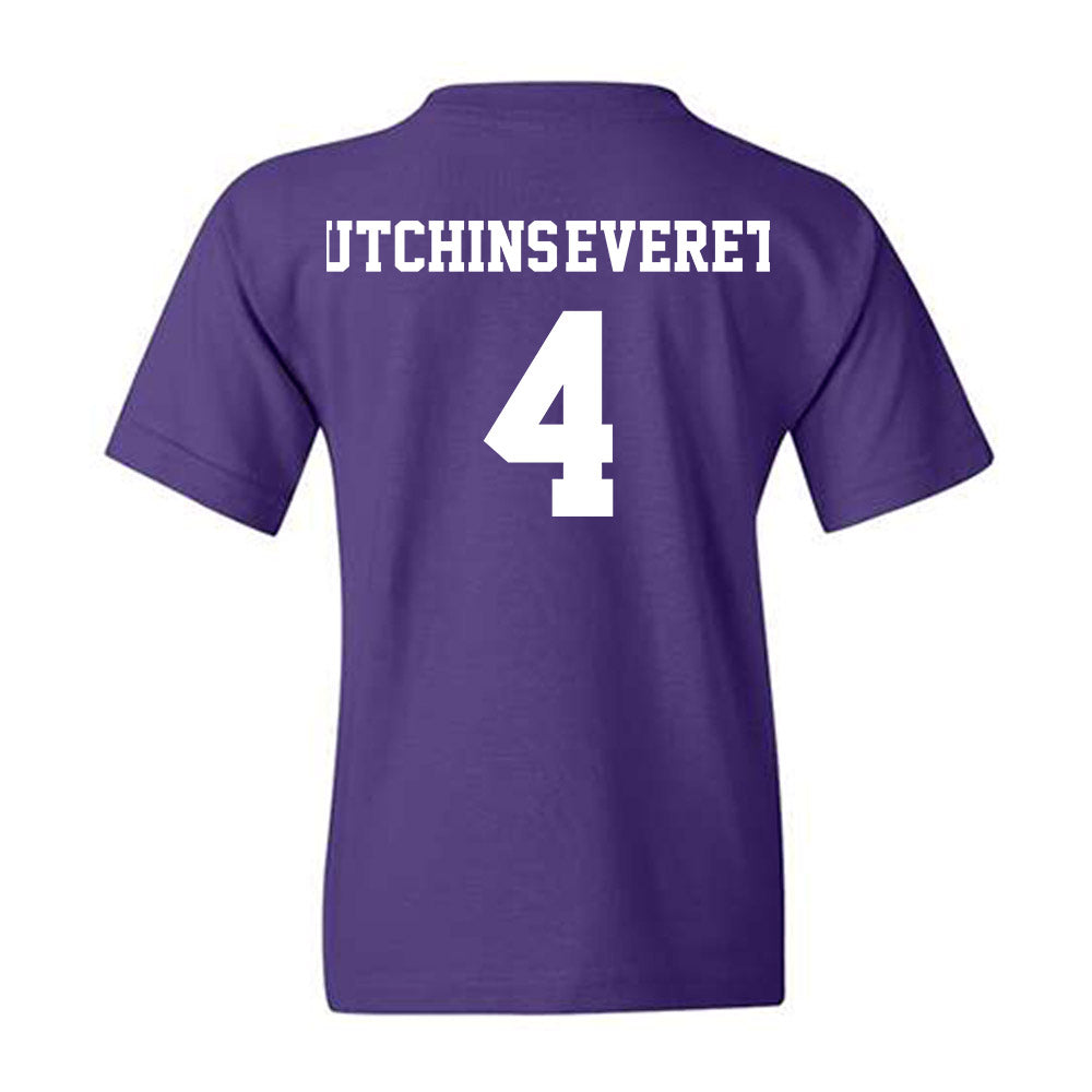 JMU - NCAA Men's Basketball : Elijah Hutchins-Everett - Classic Shersey Youth T-Shirt-1