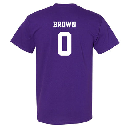 JMU - NCAA Men's Basketball : Christian Brown - Classic Shersey T-Shirt-1