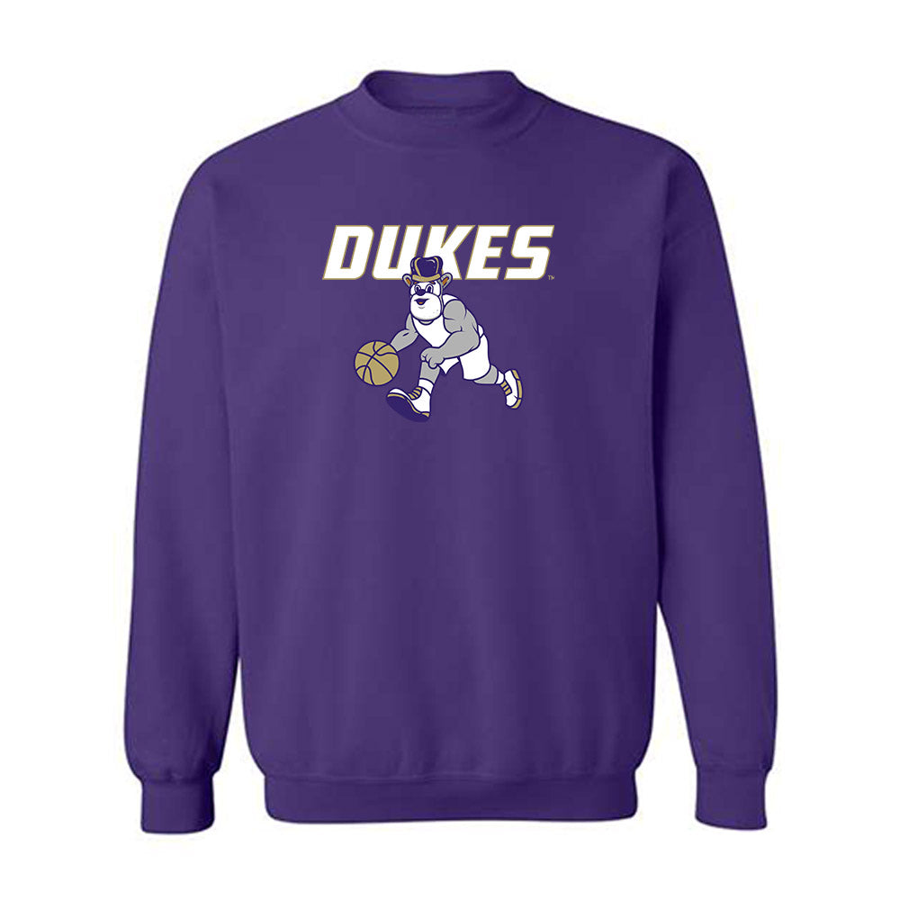JMU - NCAA Women's Basketball : Zakiya Stephenson - Classic Shersey Crewneck Sweatshirt-0