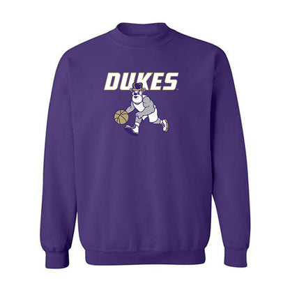 JMU - NCAA Women's Basketball : Zakiya Stephenson - Classic Shersey Crewneck Sweatshirt-0
