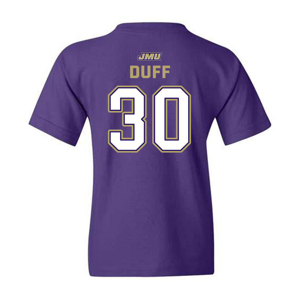 JMU - NCAA Baseball : Lane Duff - Youth T-Shirt