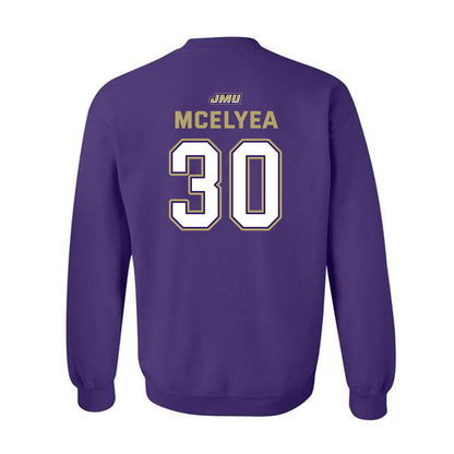 JMU - NCAA Baseball : Blake Mcelyea - Crewneck Sweatshirt-1