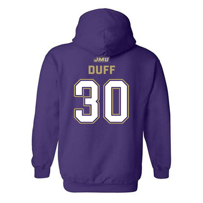 JMU - NCAA Baseball : Lane Duff - Hooded Sweatshirt