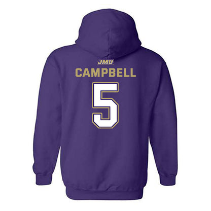 JMU - NCAA Baseball : Wyatt Campbell - Hooded Sweatshirt-1