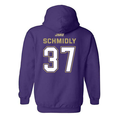 JMU - NCAA Baseball : Ike Schmidly - Hooded Sweatshirt-1