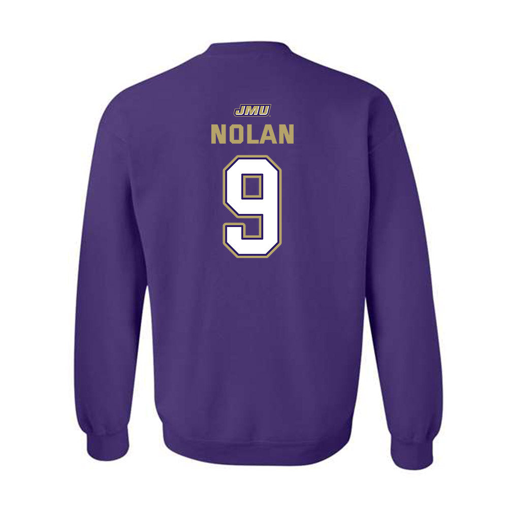 JMU - NCAA Baseball : Isaiah Nolan - Crewneck Sweatshirt-1