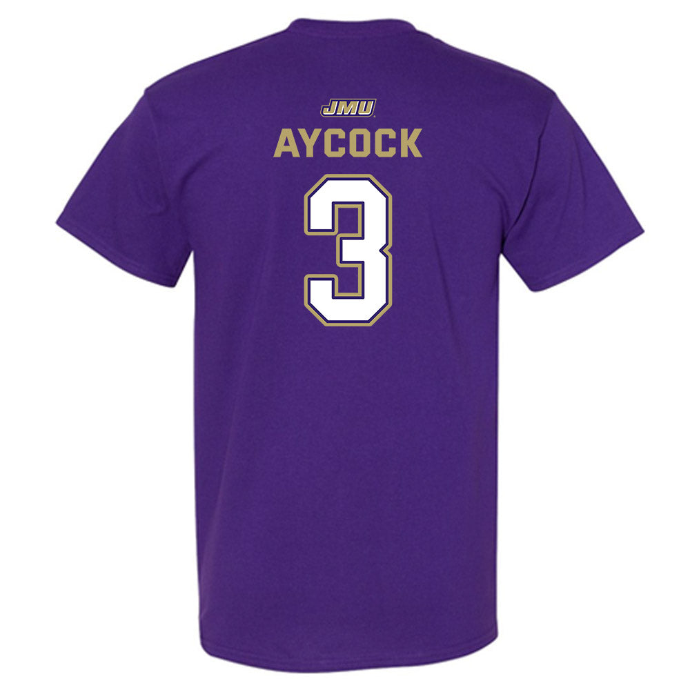 JMU - NCAA Baseball : Cameron Aycock - T-Shirt-1