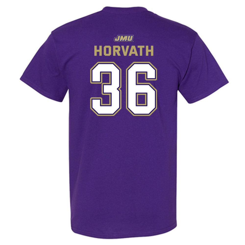 JMU - NCAA Baseball : Adam Horvath - T-Shirt-1