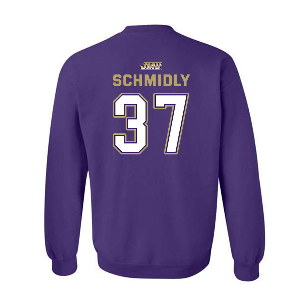 JMU - NCAA Baseball : Ike Schmidly - Crewneck Sweatshirt-1