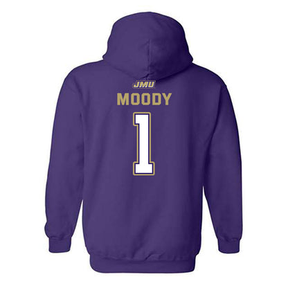 JMU - NCAA Baseball : Reece Moody - Hooded Sweatshirt-1