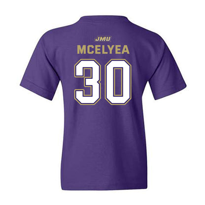 JMU - NCAA Baseball : Blake Mcelyea - Youth T-Shirt-1