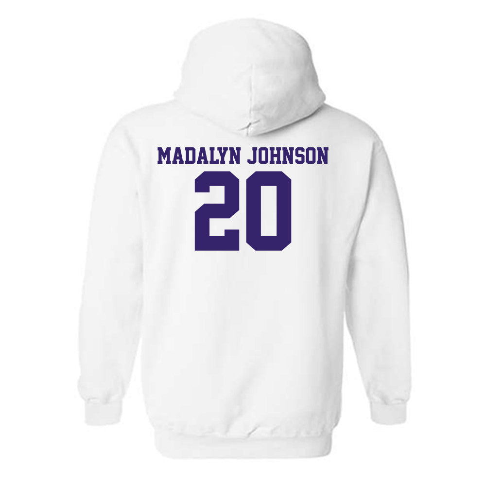 JMU - NCAA Softball : Madalyn Johnson - Classic Shersey Hooded Sweatshirt-1