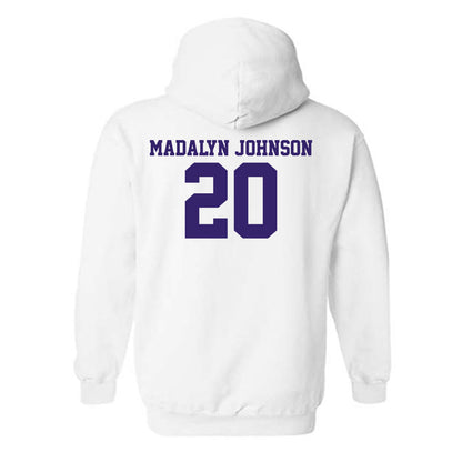 JMU - NCAA Softball : Madalyn Johnson - Classic Shersey Hooded Sweatshirt-1