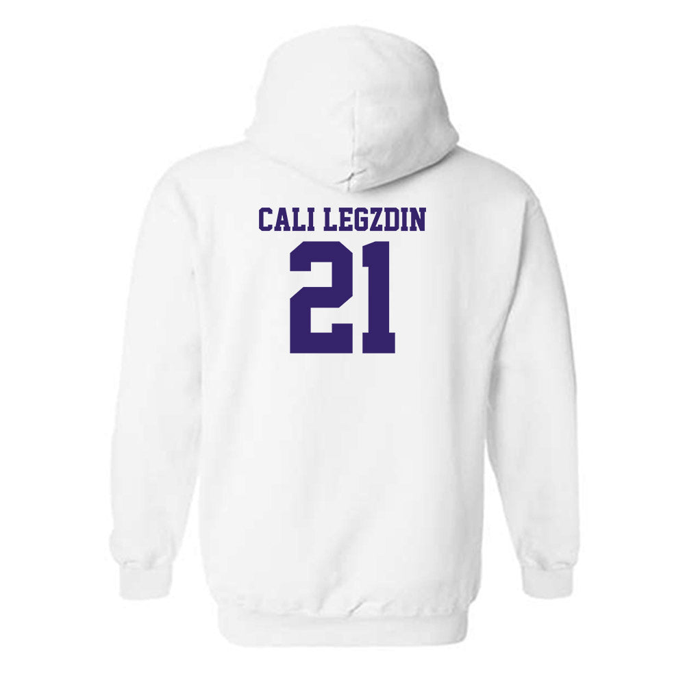 JMU - NCAA Softball : Cali Legzdin - Classic Shersey Hooded Sweatshirt-1