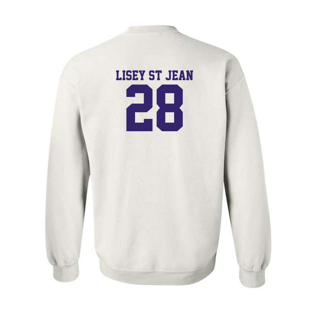 JMU - NCAA Softball : Lisey St Jean - Classic Shersey Crewneck Sweatshirt-1