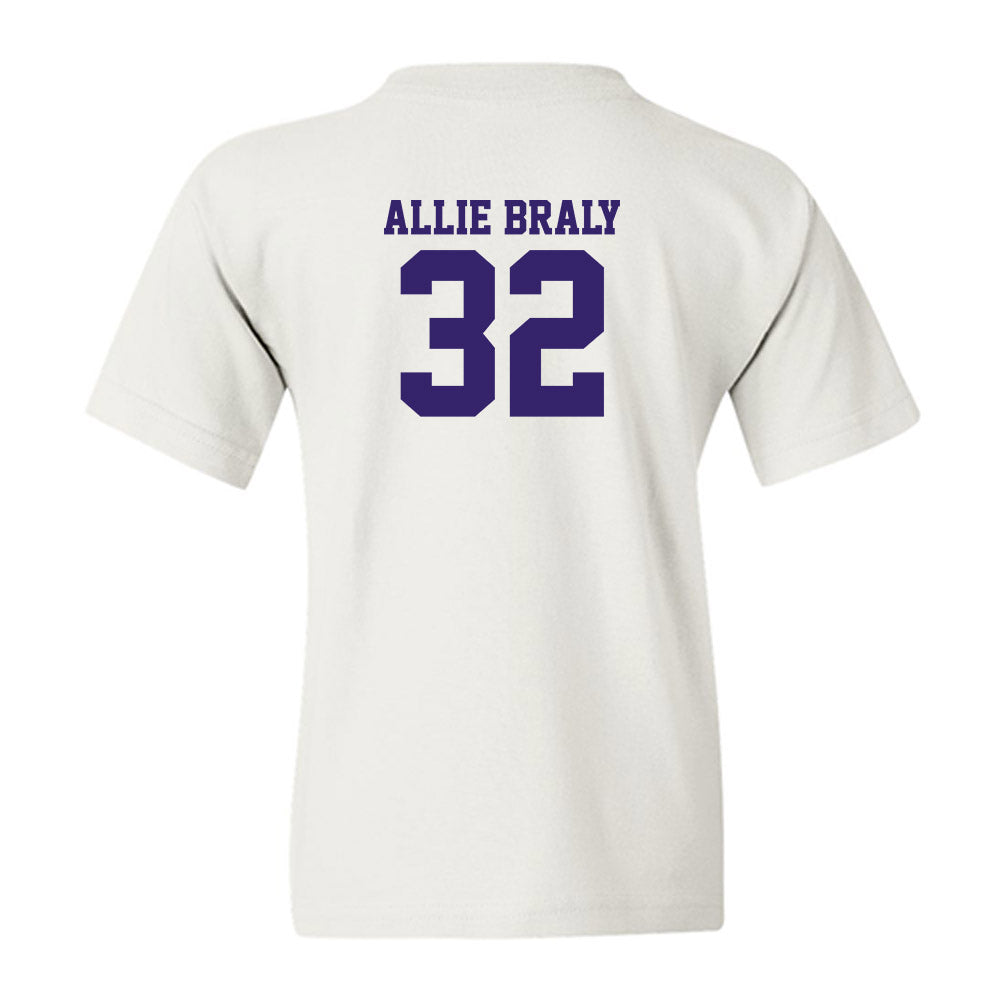 JMU - NCAA Softball : Allie Braly - Classic Shersey Youth T-Shirt-1