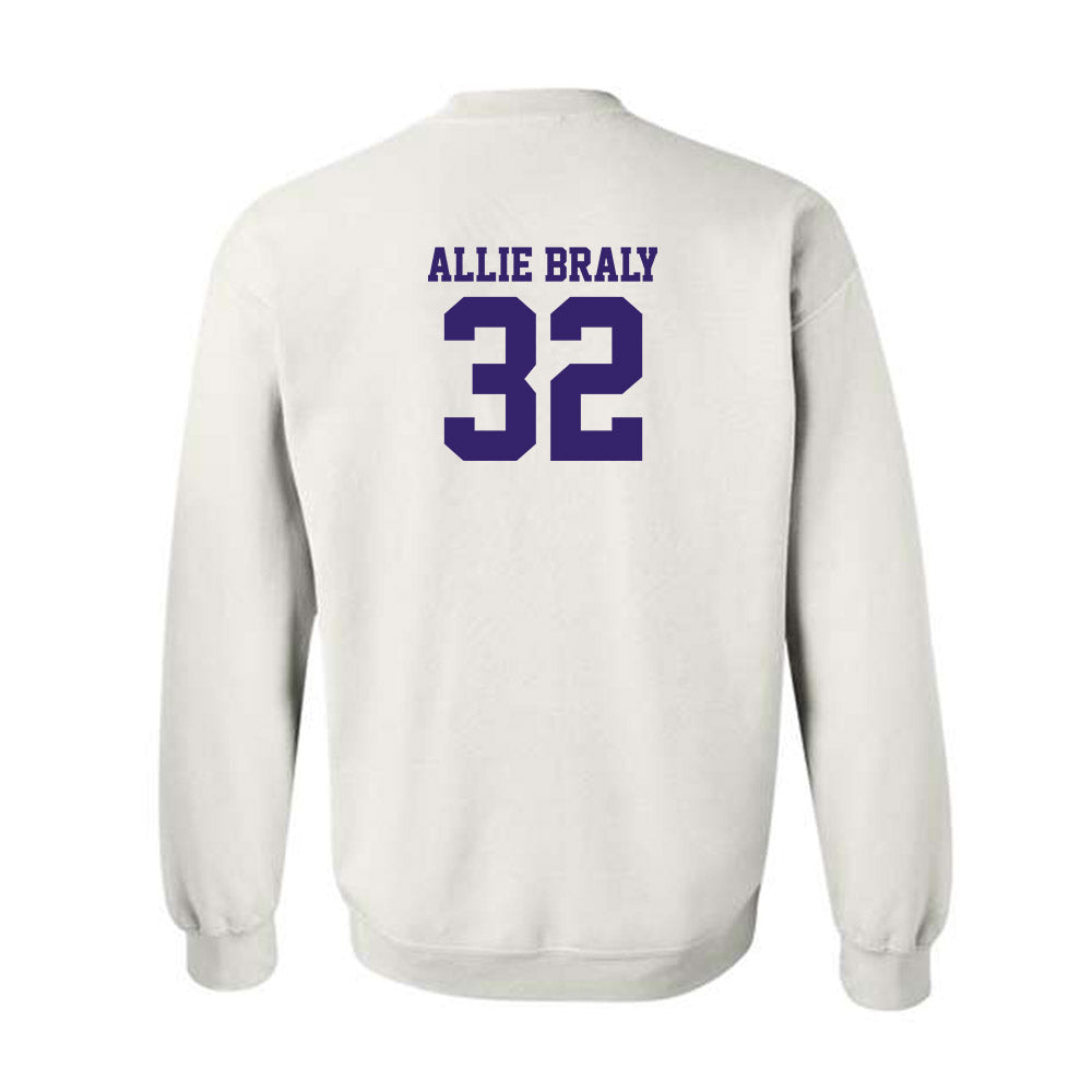 JMU - NCAA Softball : Allie Braly - Classic Shersey Crewneck Sweatshirt-1