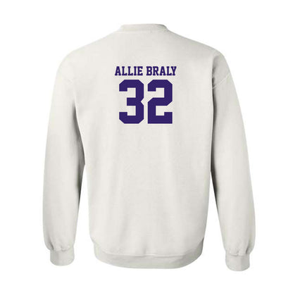 JMU - NCAA Softball : Allie Braly - Classic Shersey Crewneck Sweatshirt-1