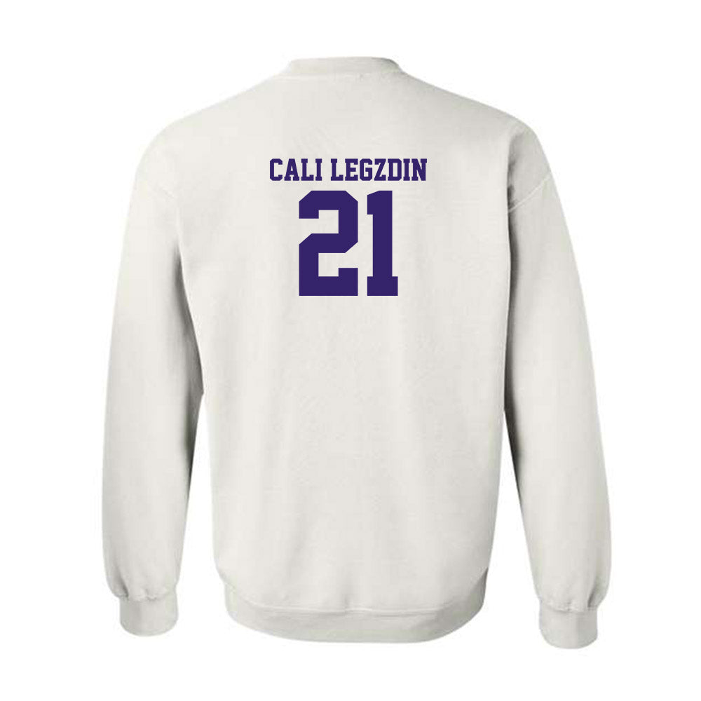 JMU - NCAA Softball : Cali Legzdin - Classic Shersey Crewneck Sweatshirt-1