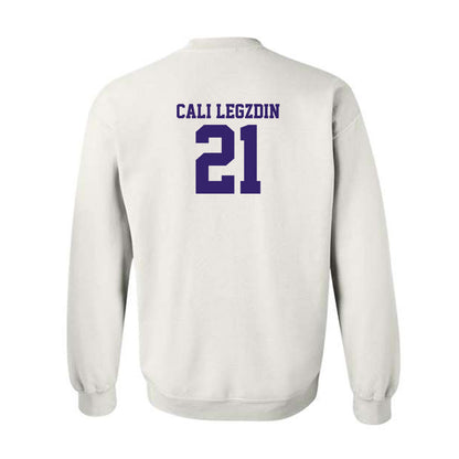 JMU - NCAA Softball : Cali Legzdin - Classic Shersey Crewneck Sweatshirt-1