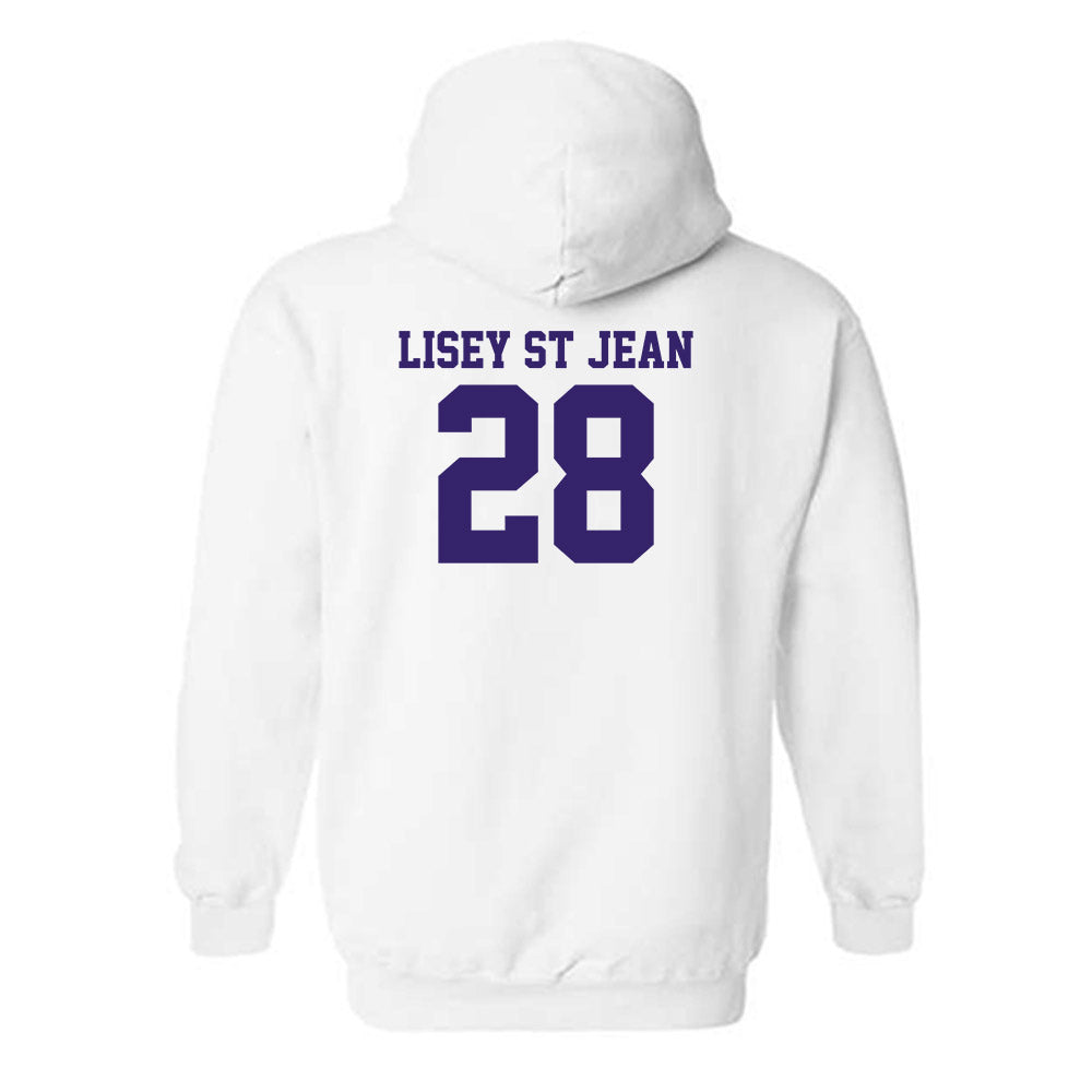 JMU - NCAA Softball : Lisey St Jean - Classic Shersey Hooded Sweatshirt-1