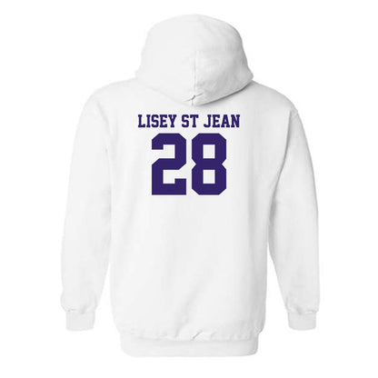 JMU - NCAA Softball : Lisey St Jean - Classic Shersey Hooded Sweatshirt-1