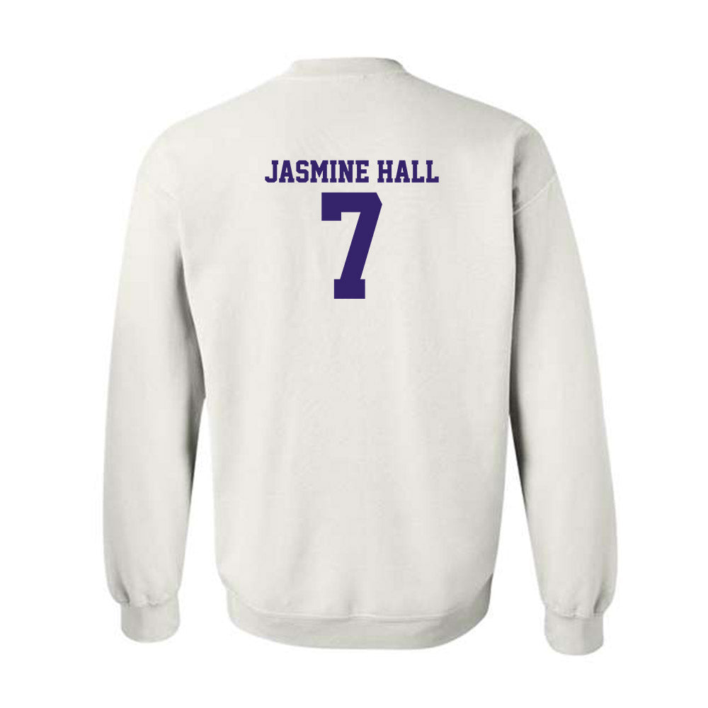 JMU - NCAA Softball : Jasmine Hall - Crewneck Sweatshirt Classic Shersey