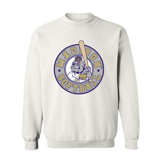 JMU - NCAA Softball : Allie Braly - Classic Shersey Crewneck Sweatshirt-0