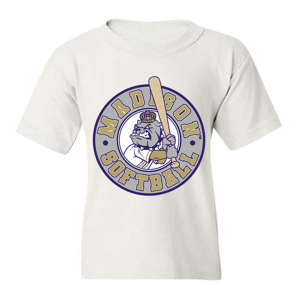 JMU - NCAA Softball : Allie Braly - Classic Shersey Youth T-Shirt-0