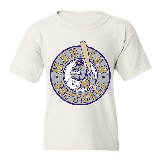 JMU - NCAA Softball : Payton List - Classic Shersey Youth T-Shirt-0