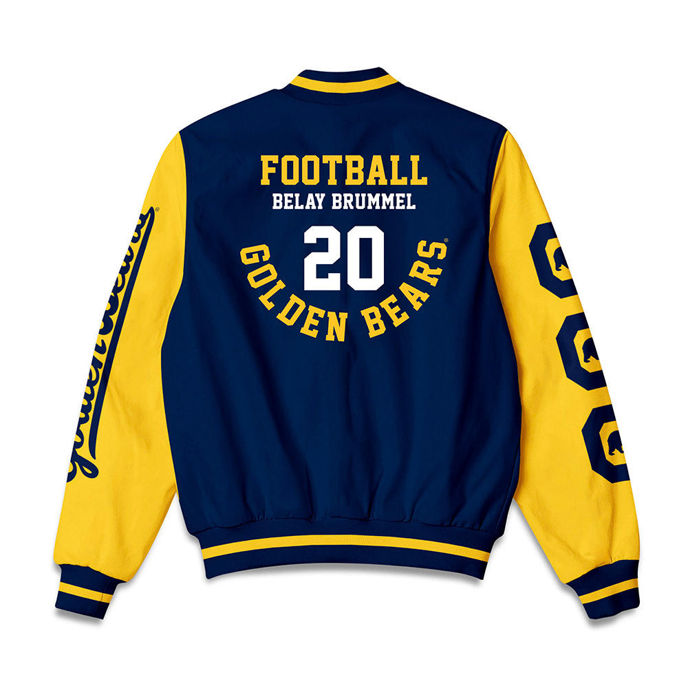 UC Berkeley - NCAA Football : Belay Brummel - Bomber Jacket-1